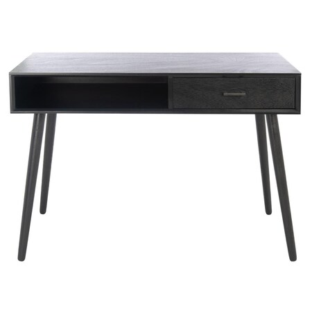 Safavieh Remy 1 Drawer Writing Desk, Black DSK5700B